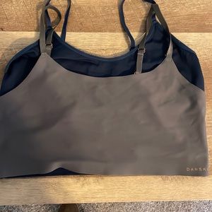2 bralettes Danskin and Laura Ashley